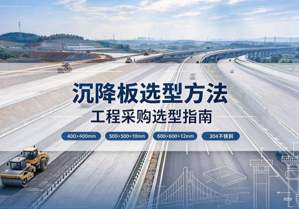 文安沉降板选择方法